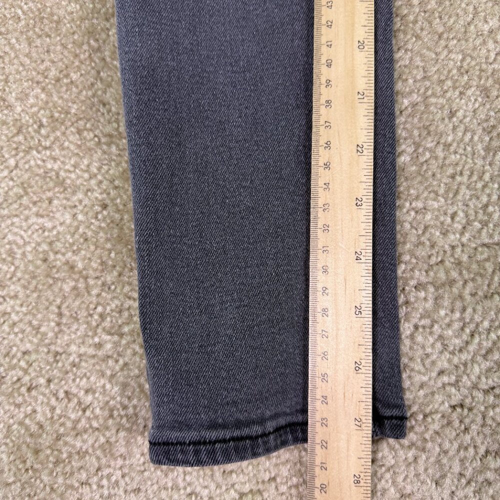 American Eagle Mom Jeans Women's Size 000 Regular Black Denim Stretch F203 - Picture 14 of 16